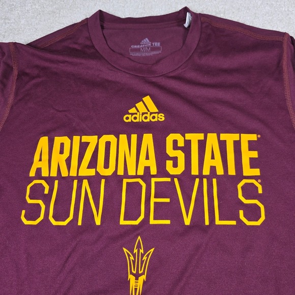 Adidas Arizona State Sun Devils Performance Creator Tee Mens M Maroon‎ NWT - Picture 1 of 6